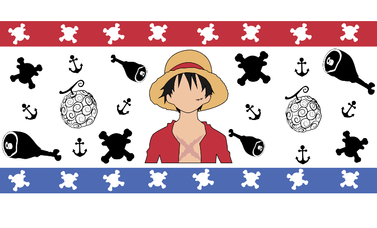 Pirate anime Luffy cup
