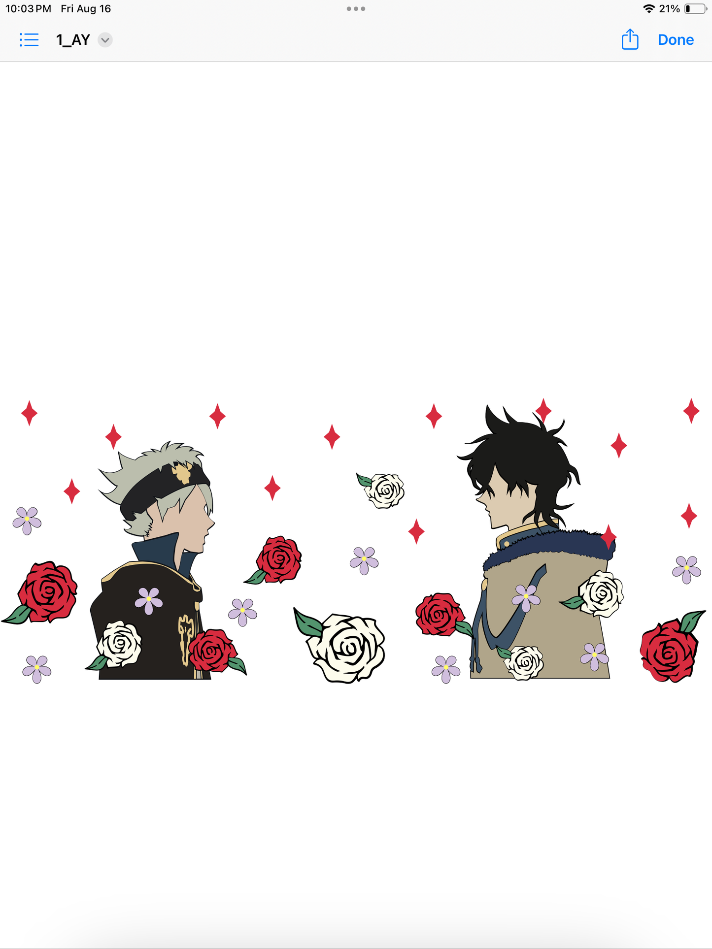 Anime friendship cups