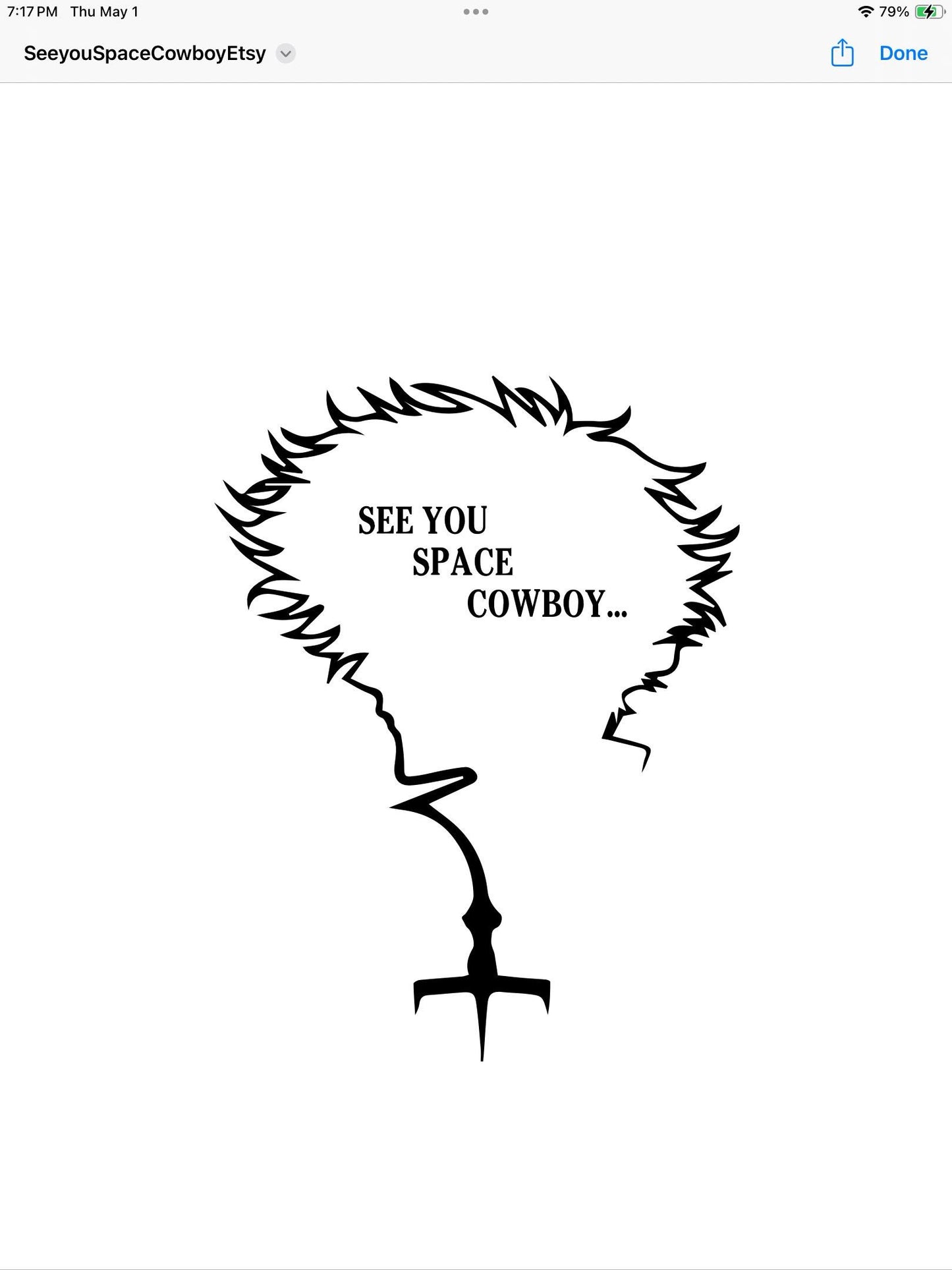 See ya later space cowboy