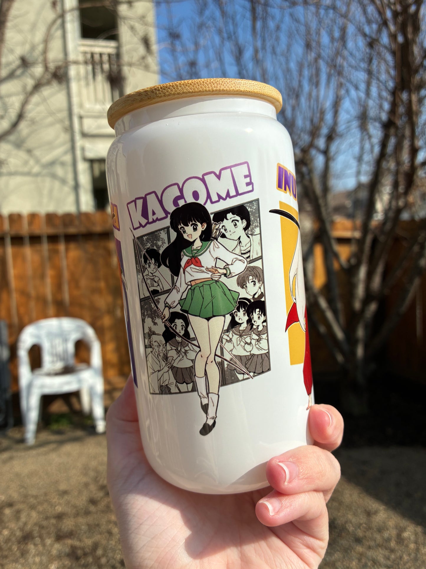 Inuyasha and kagomay cup