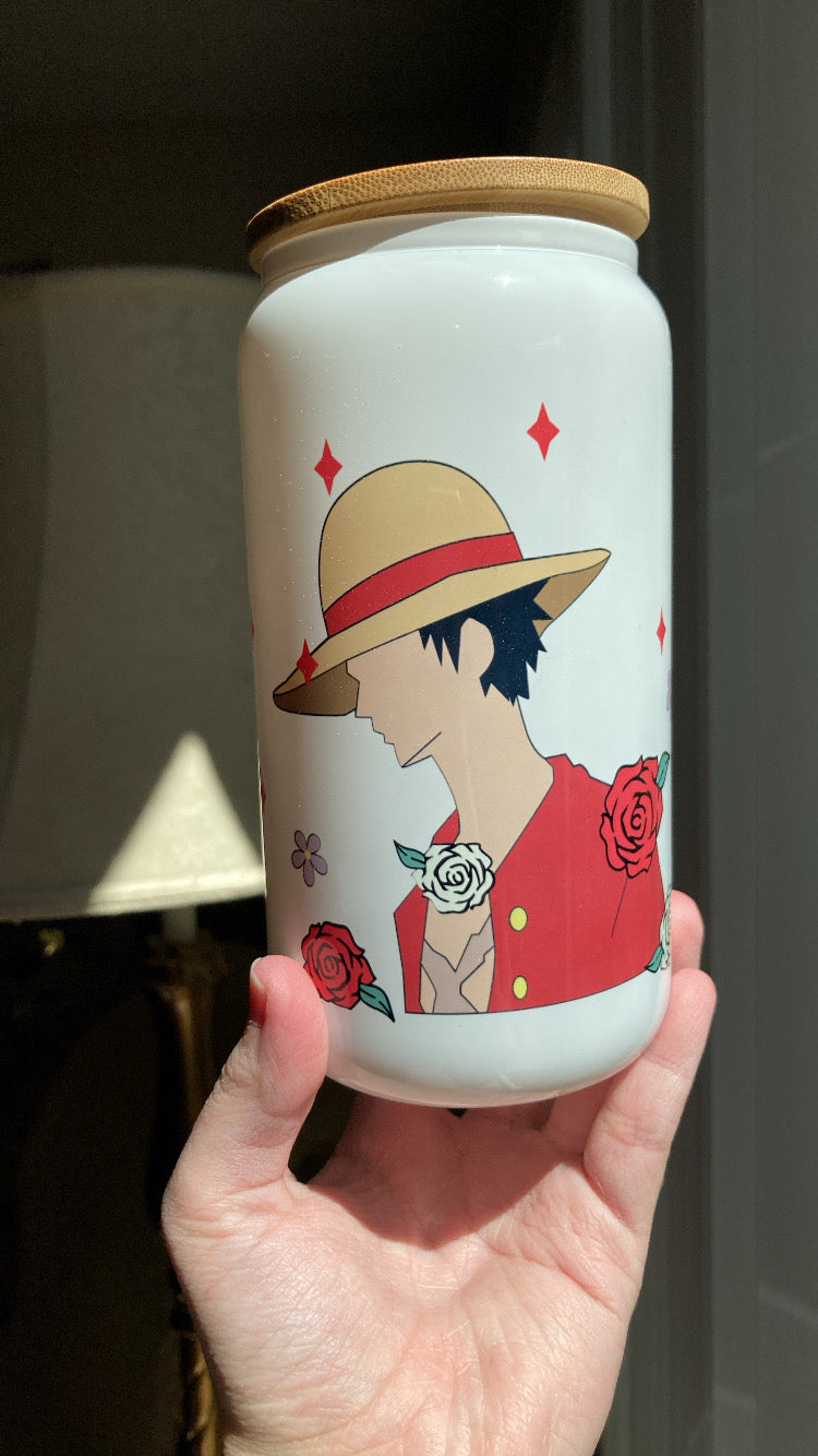 Luffy and Nami cup