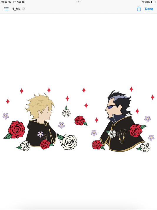 Anime friendship ship cups