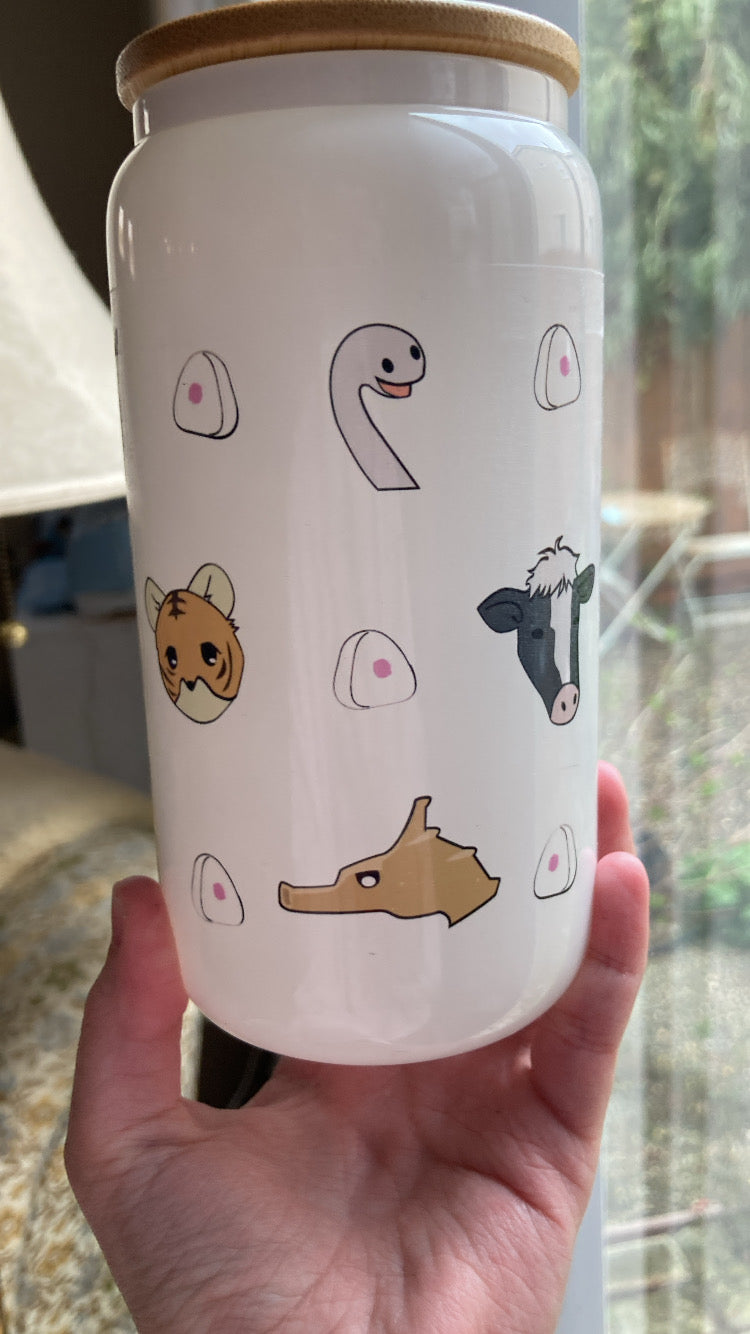 Fruit basket animal zodiac cup