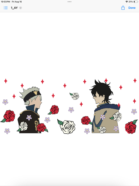 Anime friendship cups