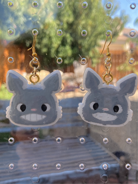 Totoro earrings