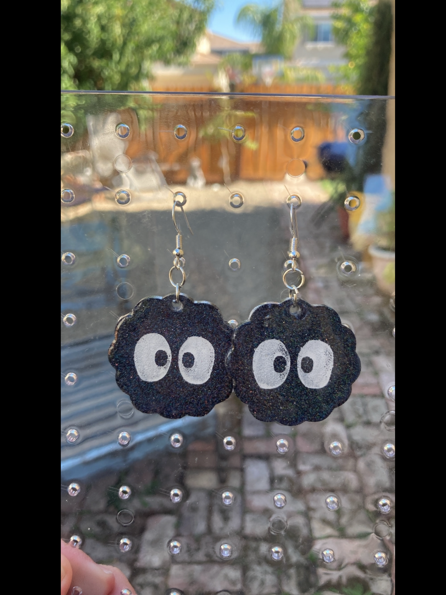 Soot sprite earrings