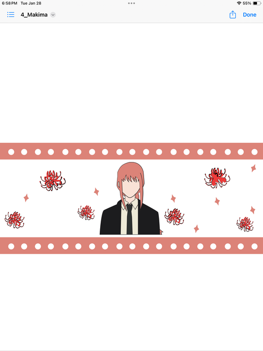 Chan saw man maki cup