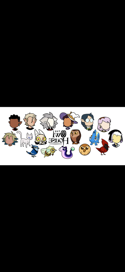 Custom owl house water bottle