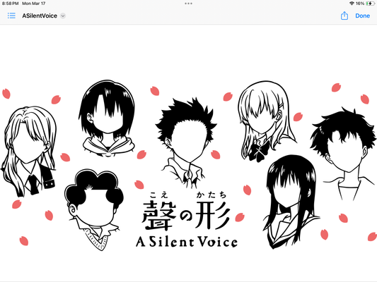 Silent voice cup