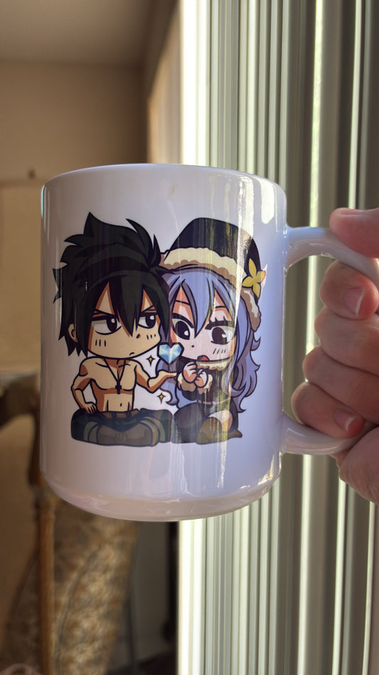 Gray and juvia mug