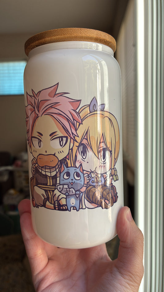 Natsu and Lucy cup