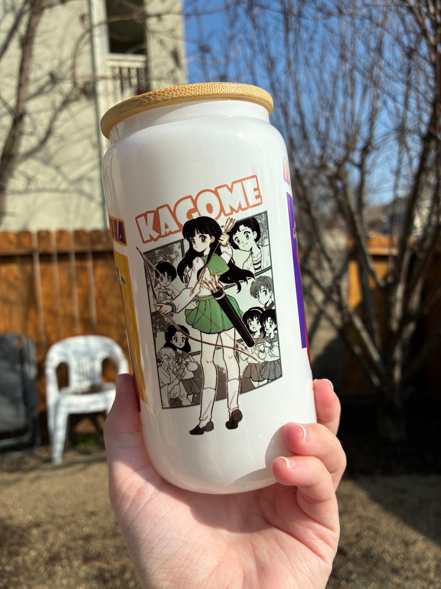 Inuyasha and kagomay cup