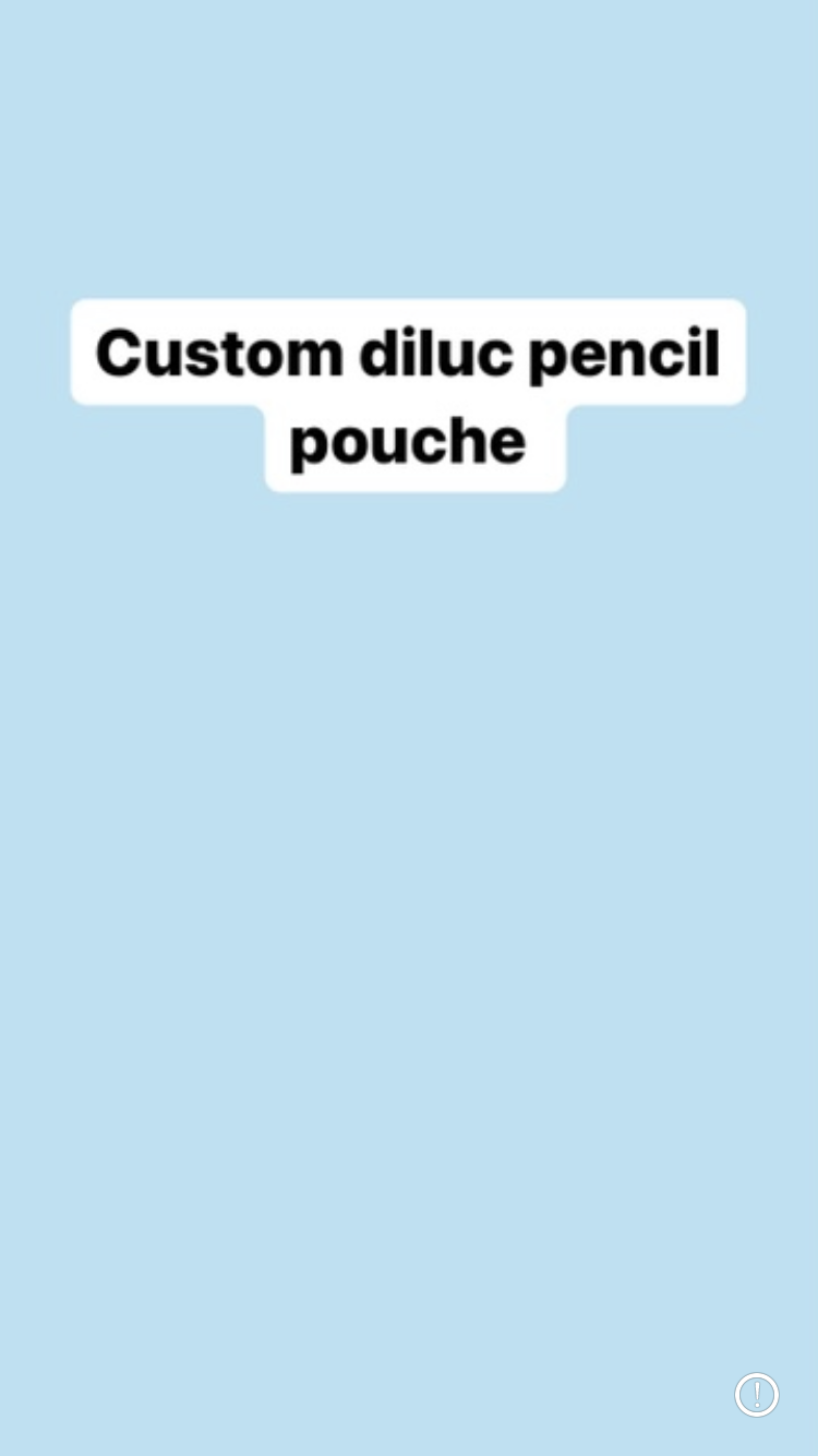 Custom diluc pouche