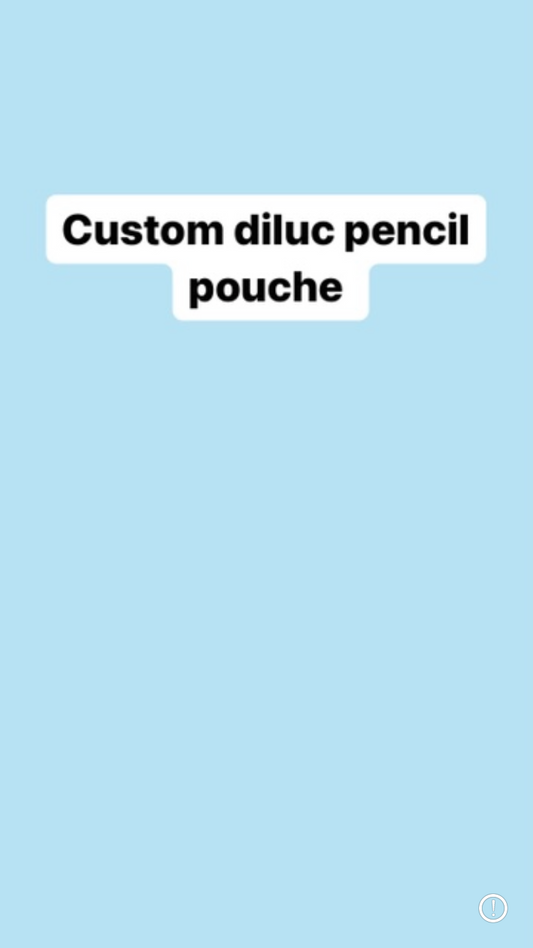 Custom diluc pouche