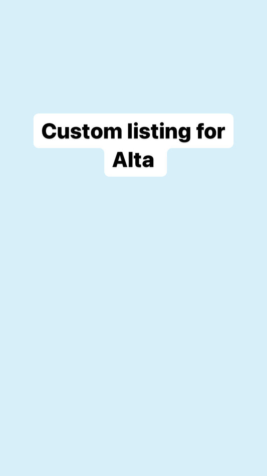 Custom listing for Alta