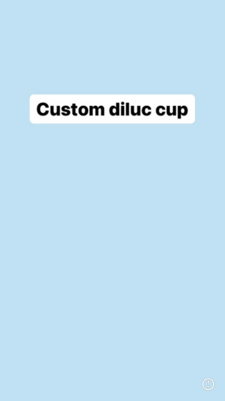 Custom diluc cup
