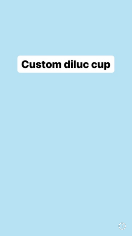 Custom diluc cup